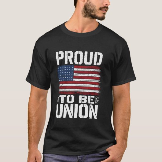 労働組合 労働者 組合 強い Tシャツ (正面)