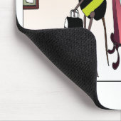 労働者および退職したな蜂 マウスパッド (コーナー)