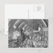 労働者の列車 ポストカード (正面/裏面)