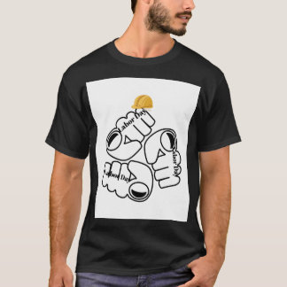 労働者の日のお祝い - 勤勉とアメリカを讃えて Tシャツ