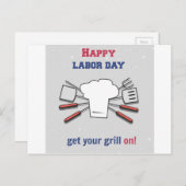 労働者の日の休日 シーズンポストカード (正面/裏面)