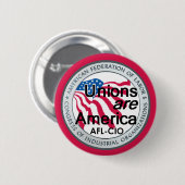 労働者の日の組合記章 缶バッジ (正面&裏面)