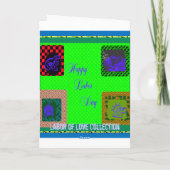 労働者の日の週末の挨拶状の好きでする仕事 カード (裏面)