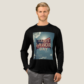 労働者の日のTシャツデザイン トライブレンドTシャツ