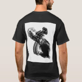 労働者の日を祝おう - 勤勉さとアメリカを讃える Tシャツ (裏面)