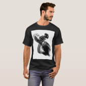 労働者の日を祝おう - 勤勉さとアメリカを讃える Tシャツ (正面フル)