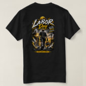 労働者の日 - すべての労働者が大切 Tシャツ (デザイン裏面)