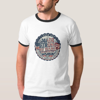 労働者の日 ハードワークで強くなる Tシャツ