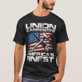 労働者の日 労働組合の大工 アメリカ最高 Tシャツ