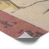 労働者の食事を盗む犬 ポスター (角)