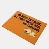 労働者をノックする必要はない ドアマット (アングル)