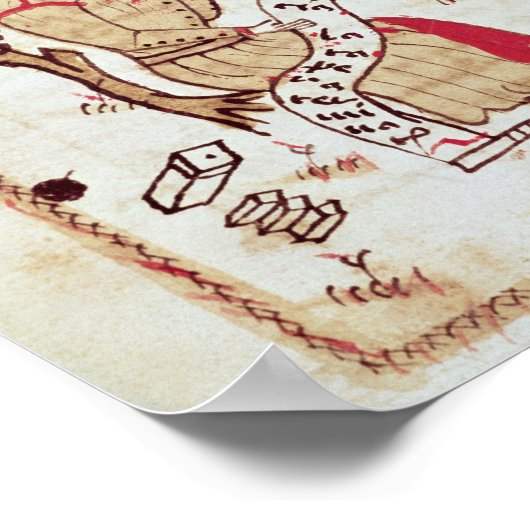 労働者を監視する ポスター (角)