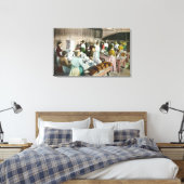 労働者パッキンググッズ,フレスノ, CA キャンバスプリント (インサイチュ (寝室))