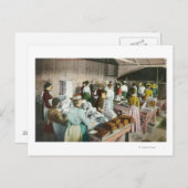 労働者パッキンググッズ,フレスノ, CA ポストカード (正面/裏面)