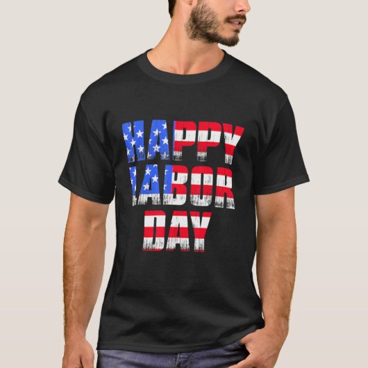労働者国際的の日ハッピー労働日2 Tシャツ (正面)