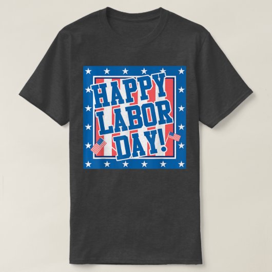 労働者国際的日ハッピー労働日2022米国 Tシャツ (デザイン正面)