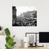 労働者日群衆、バッファロー： 1900 ポスター (ホームオフィス)