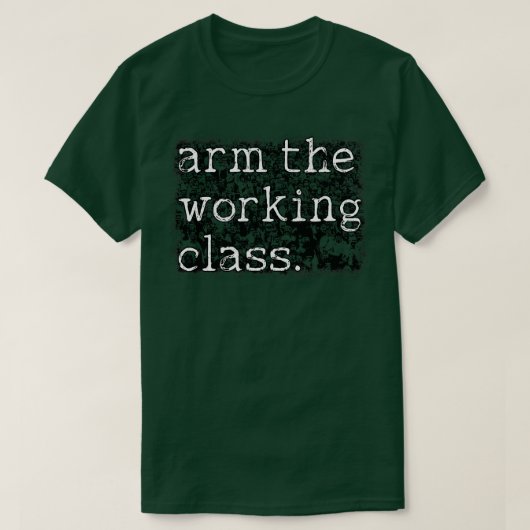 労働者階級プロレタリアート文化を教育する Tシャツ (デザイン正面)