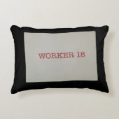 労働者18の枕 アクセントクッション (正面)