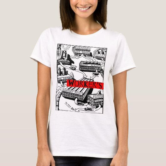 労働者 Tシャツ (正面)