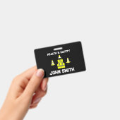 労働衛生と安全 バッジ (手持ち)