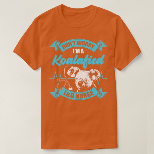 労務おもしろいナース贈与 Tシャツ (デザイン正面)