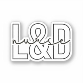 労務ナースギフトLおよびD看護 シール