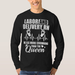 労務ナースクラウニングL D看護Rn 4 Tシャツ
