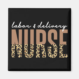 労務ナースチータヒョウ柄 マグネット