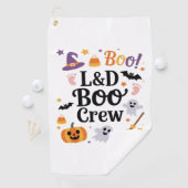 労務ナースハロウィンカボチャ幽霊A ゴルフタオル (インサイチュ)