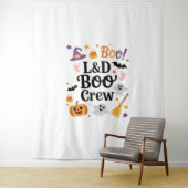 労務ナースハロウィンカボチャ幽霊A タペストリー (インサイチュ)