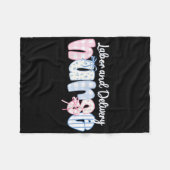 労務ナースライフのコケット弓ベビー フリースブランケット (正面(横))