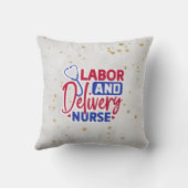 労務ナース |グレー |スパークル クッション (裏面)