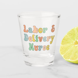 労務ナースGroovyレトロ ショットグラス