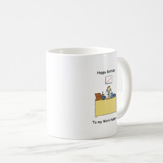 労務ハッピーバースデー コーヒーマグカップ (正面右)