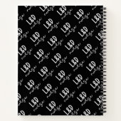 労務パーソナライズされたナースパターン ノートブック (裏面)