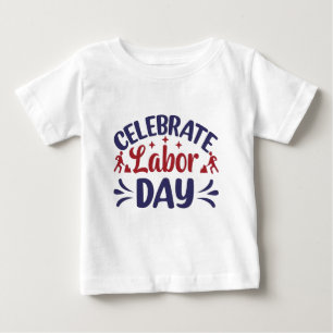 労祝働日 ベビーTシャツ