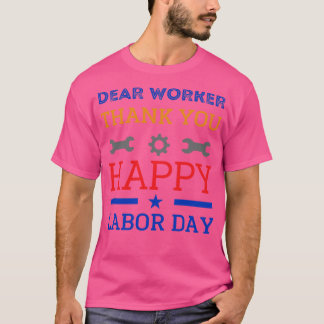 労親愛働者 Tシャツ