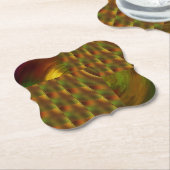 「効果を与える」遊紙コースター ペーパーコースター (アングル)