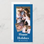 効果的な青の色をカスタマイズ可能 シーズンカード (正面/裏面)