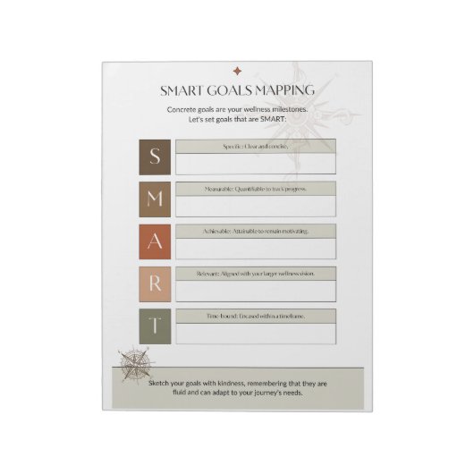 効果的頭が切れるな計画ゴールテンプレート ノートパッド (回転)