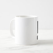 効率が好きだ コーヒーマグカップ (正面左)