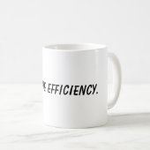 効率のマグに燃料を供給して下さい コーヒーマグカップ (正面右)