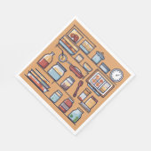 効率的な食事の準備の整理されたキッチンペーパーナプキン スタンダードランチョンナプキン (角)