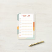 効率的なTo Doリストのポストイットのメモ ポストイット (デスク上)