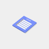 効率的なTo-Doリストの投稿ノート（青） ポストイット (アングル)