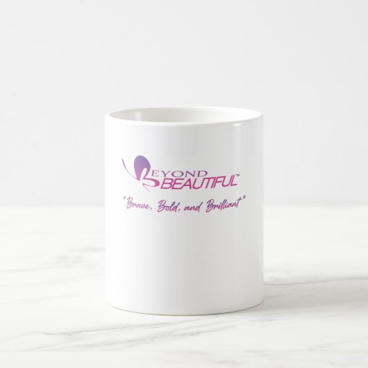 勇はっきりした敢で素晴らしい コーヒーマグカップ (中央)