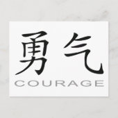 勇中国の気の象徴 ポストカード (正面)