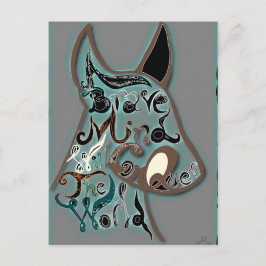 勇士の如きは天下を制す ポストカード (正面)