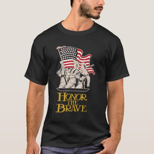 勇士を敬う Tシャツ (正面)